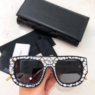 [럭셔리]Chanel 2019 Womens Strass Acrylic Frame Eyewear - 샤넬 여성 스트라스 아크릴 프레임 아이웨어 Cnl0399x.Size(50-23-140).4컬러