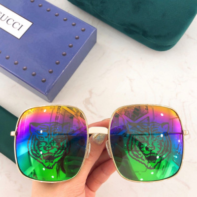 Gucci 2019 Mens Trendy GG Metal Logo Frame Sunglasses - 구찌 남성 트렌디 GG 메탈 로고 프레임 선글라스 Guc01090x.Size(60-17-140).4컬러