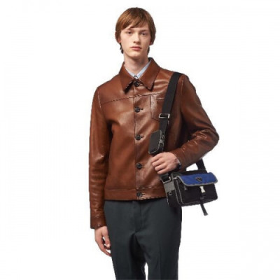 [프라다] Pradaa 2020 Men's Nylon Shoulder Bag,25cm - 프라다 2020 남성용 네일론 숄더백,25cm,PRAB0198,블랙