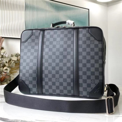 Louis Vuitton 2021 Men's Briefacase  Cross Bag/Tote Bag,38.5cm,N50051,LOUB2332 - 루이비통 2021 남성용 브리프 케이스 서류가방/크로스백/토트백,38.5cm,그레이