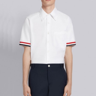 Thom Browne  Mens Strap Cotton Short Sleeved Tshirts White - 톰브라운 2021 남성 스트랩 코튼 반팔 셔츠 Thom01331x Size(0 - 4) 화이트