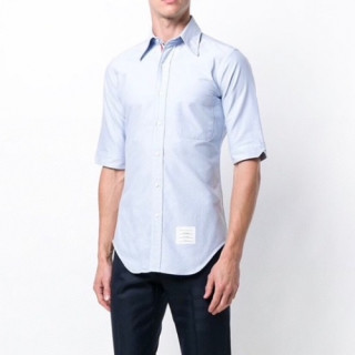 Thom Browne  Mens Strap Cotton Short Sleeved Tshirts Blue - 톰브라운 2021 남성 스트랩 코튼 반팔 셔츠 Thom01332x Size(0 - 4) 블루