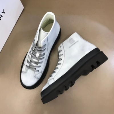 지방시  남성 레더 부츠 Size(240-270) 화이트 - Givenchy  Men's Leather Boots Giv0585x White