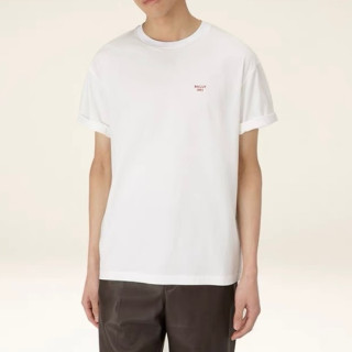 발리 남성 화이트 크루넥 반팔티 - Bally Mens White Short sleeved T-shirts -bal165x