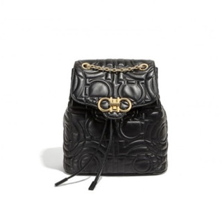 페라가모 여성 블랙 백팩 - Ferragamo Womens Black Bag Pack - sf29x