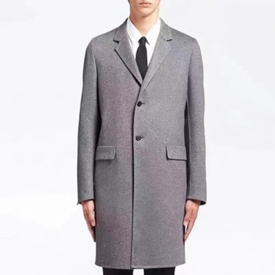 프라다 남성 그레이 코트 - Prada Mens Gray Coats - pr730x