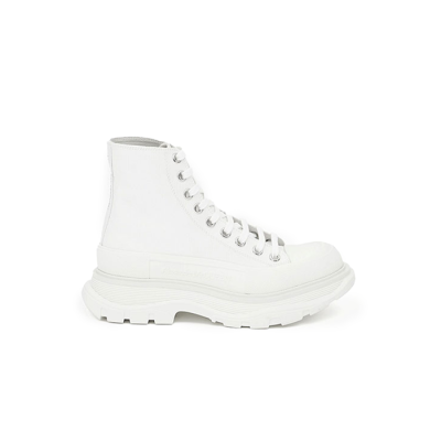 알렉산더 맥퀸 남/녀 트레드 슬릭 부츠【매장-100만원대】 - Alexander McQueen Unisex White Boots - aq25x