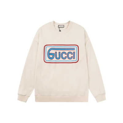 구찌 남성 베이직 아이보리 맨투맨 - Gucci Mens Ivory Tshirts - gu1087x