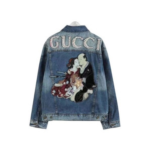 구찌 남성 캐쥬얼 블루 데님 자켓 - Gucci Mens Blue Jackets - gu1093x