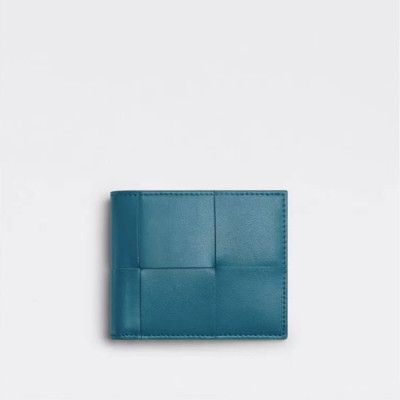 보테가베네타 남성 블루 반지갑 - Bottega Veneta Mens Blue Half Wallets - bv208x