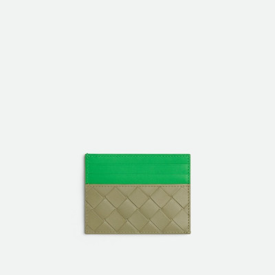 보테가베네타 남성 그린 카드 지갑 - Bottega Veneta Mens Green Card Case - bv215x