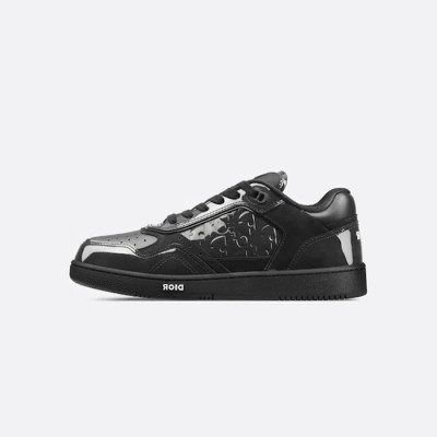 디올 남/녀 블랙 스니커즈 - Dior Unisex Black Sneakers - di853x