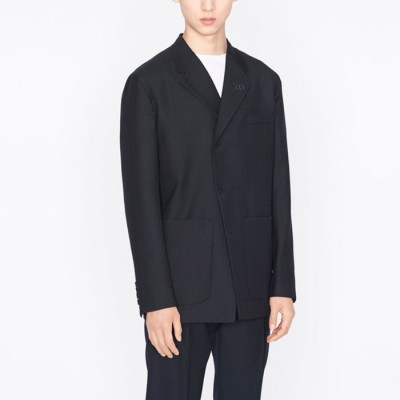 디올 남성 블랙 슈트 자켓 - Dior Mens Black Jackets - di856x