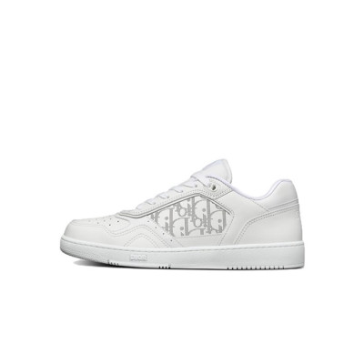 디올 남/녀 화이트 스니커즈 - Dior Unisex White Sneakers - sh01x
