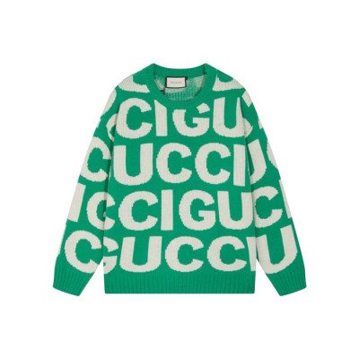 구찌 남성 그린 크루넥 니트 - Gucci Mens Green Knits - cl72x