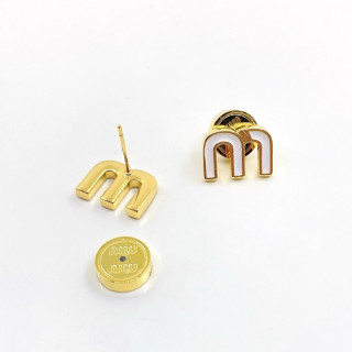 미우미우 여성 골드 이어링 - Miumiu Womens Gold Earring - acc1294x