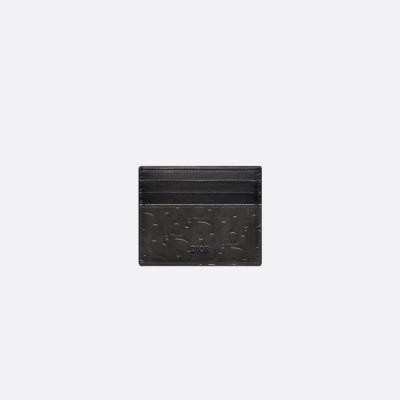디올 남성 블랙 카드 지갑 - Dior Mens Black Card Wallets - diw10x
