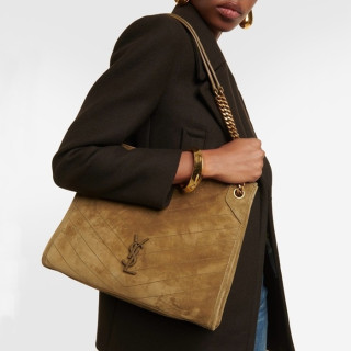입생로랑 여성 카키 쇼핑백 - Saint Laurent Womens Khaki Shopping Bag - ysb165x