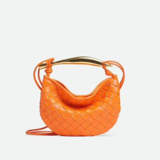 보테가 베네타 여성 오렌지 사딘 초크 - Bottega Veneta Womens Orange Sardine Bag - ba581x