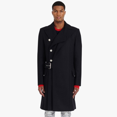 발망 남성 블랙 코트 - Balmain Mens Black Coats - bac145x