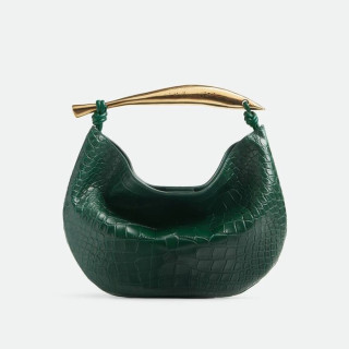 보테가 베네타 여성 그린 사딘 초크 - Bottega Veneta Womens Green Sardine Bag - bab873x