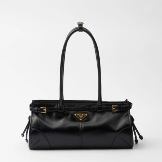 프라다 여성 블랙 토트백 - Prada Womens Black Tote Bag - prb908x