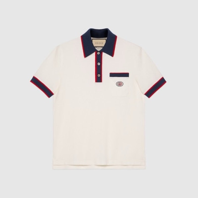 구찌 남성 아이보리 폴로 반팔티 - Gucci Mens Polo Short sleeved Tshirts - guc229x