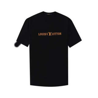 루이비통 남성 블랙 반팔티 - Louis vuitton Mens Black Tshirts - lvc246x